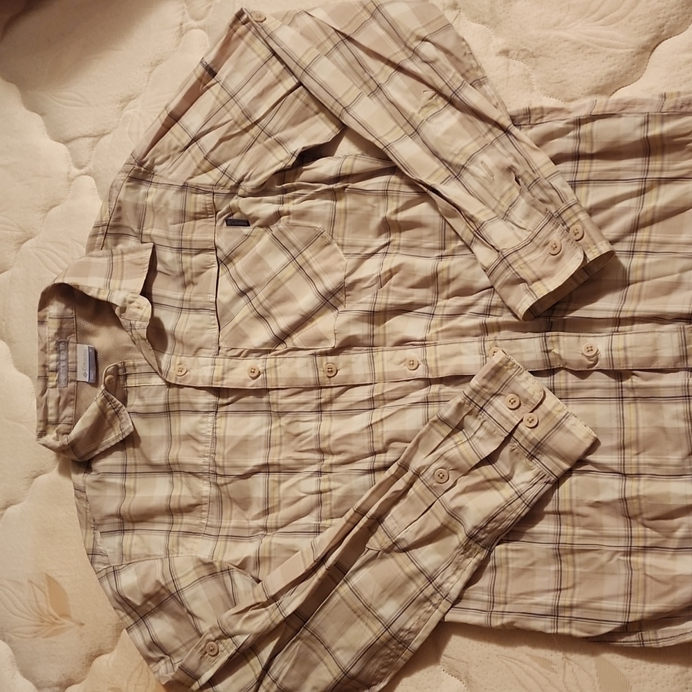 Men's Columbia L/S insect shield button down